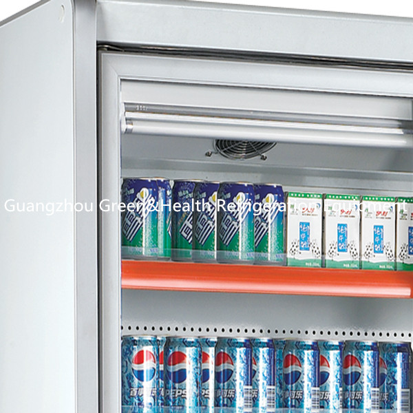 Berdiri Bebas 3 Pintu Komersial Display Minuman Kulkas Untuk Mall