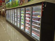 5Door Supermarket Freezer Display Supermarket Frozen Showcase Warna Putih