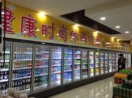 5Door Supermarket Freezer Display Supermarket Frozen Showcase Warna Putih