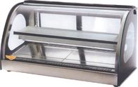 Tampilan Manual Kue Defrost Freezer / Bakery Display Cooler Dengan Lantai Disesuaikan Atau Meja Top Counter