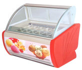 Portable Ice Cream Display Freezer Dengan Sistem Pendingin Di Bawah Bawah