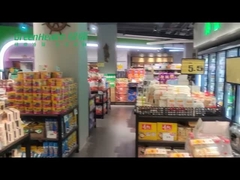 Tirai Udara Komersial Jarak Jauh Bergaya Eropa Open Chiller Untuk Mall Dan Toko