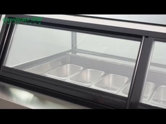 Pajangan es krim freezer gelato