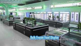 Freezer pulau komersial