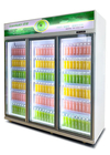 Kulkas Minuman Tampilan Komersial Kaca E Rendah Ramah Lingkungan Untuk Supermarket Bar