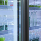 Green Health Upright Display Freezer Komersial Minuman Showcase Pendingin 2250L