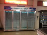 Freezer Pintu Kaca Seamless Splicing Transparan Untuk Restoran