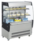 jual panas restoran display makanan kulkas, supermarket display terbuka freezer dan freezer