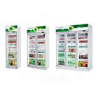 Pendingin Multi-Deck Dengan Pintu Lemari Pajangan Pendingin Freezer Terbuka Untuk Supermarket