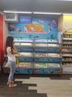 Supermarket Pintu Kaca Ganda R404a Ice Cream Display Freezer