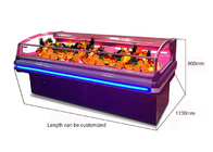 Supermarket Horizontal Meat Display Cases Meat Freezer Cooler
