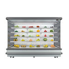 2000L Multideck Open Chiller Untuk Showcase Display Supermarket Sayuran