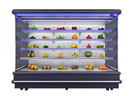 2000L Multideck Open Chiller Untuk Showcase Display Supermarket Sayuran