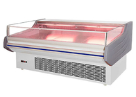 Freezer Daging Kipas Serbaguna Kustom Menampilkan Makanan Open Chiller Built In System