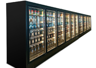Mewah Multideck Chiller Beer Kulkas Liquor Display Cabinet Untuk Bar Pub