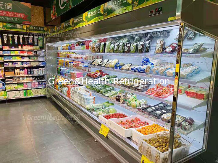 Kulkas Fruit Mall Chiller Udara Terbuka Multideck Juice