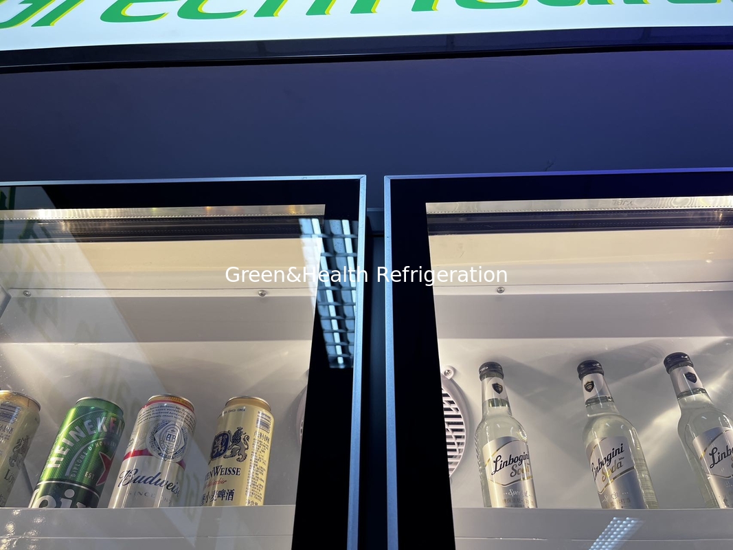 Tidak ada kotak lampu atas 740L CCC Auto Defrost minuman dan anggur pendingin kulkas