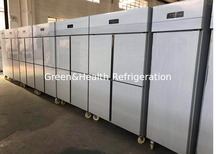 Freezer Stainless Steel Komersial Tipe Reach-In dengan Auto-Defrost dan Pencahayaan LED untuk Dapur Restoran