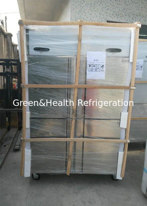 Freezer Stainless Steel Komersial Tipe Reach-In dengan Auto-Defrost dan Pencahayaan LED untuk Dapur Restoran