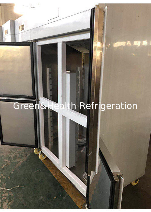 Freezer Stainless Steel Komersial Tipe Reach-In dengan Auto-Defrost dan Pencahayaan LED untuk Dapur Restoran