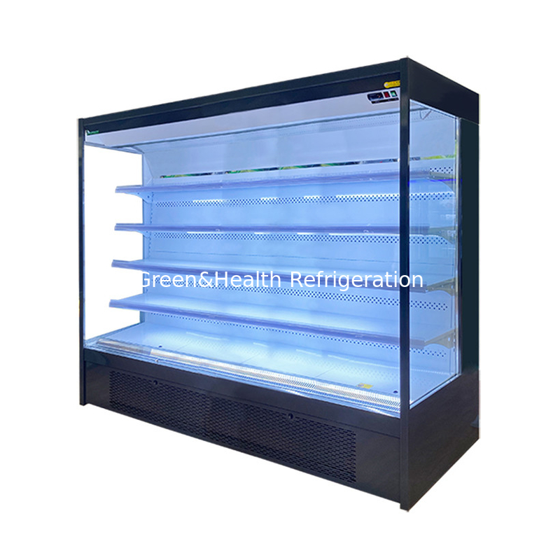 Ruang Komersial Multideck Open Chiller Untuk Menjaga Produk Segar Dan Dingin