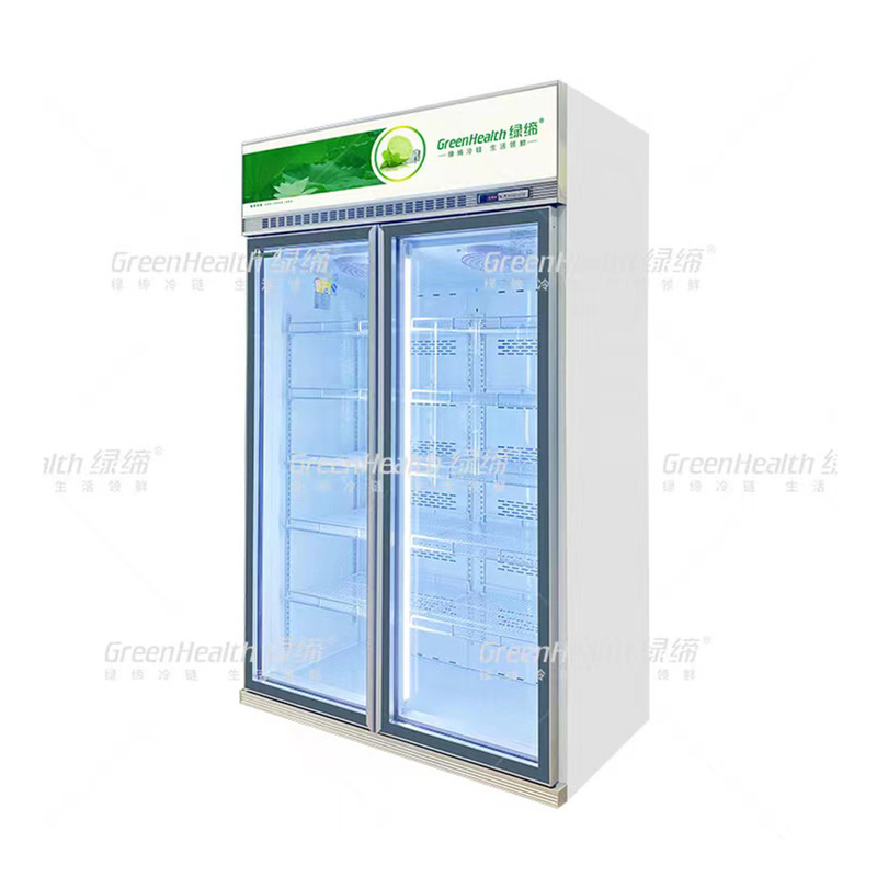 5 Lapisan Commercial Beverage Cooler dengan Digital Controller untuk Supermarket Chill Solution