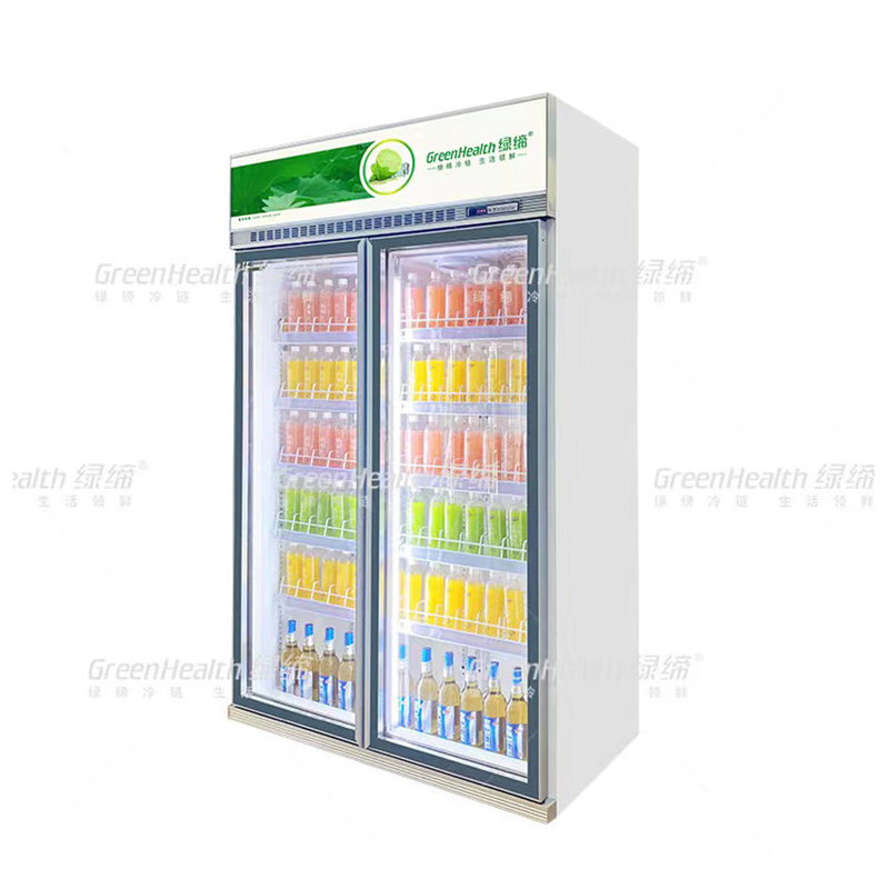 5 Lapisan Commercial Beverage Cooler dengan Digital Controller untuk Supermarket Chill Solution