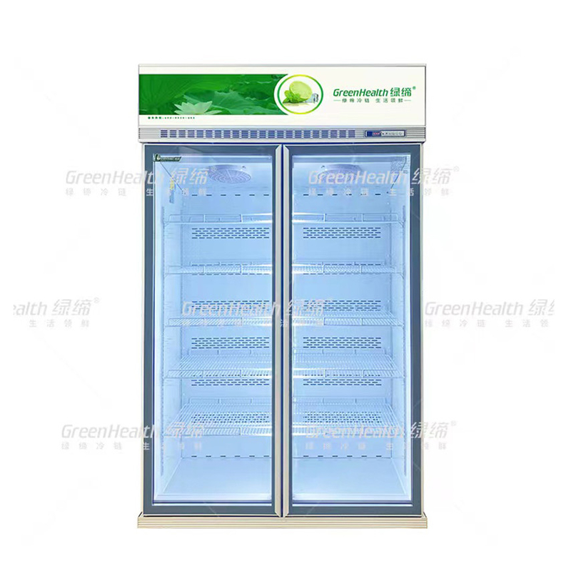 5 Lapisan Commercial Beverage Cooler dengan Digital Controller untuk Supermarket Chill Solution