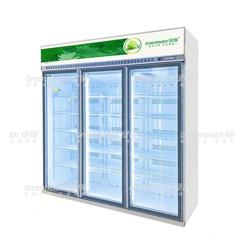 5 Lapisan Commercial Beverage Cooler dengan Digital Controller untuk Supermarket Chill Solution