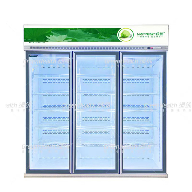 5 Lapisan Commercial Beverage Cooler dengan Digital Controller untuk Supermarket Chill Solution