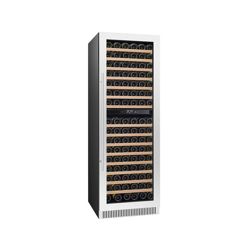 185 Botol Wine Display Cooler Dual Zone Pintu Kaca Listrik Model LD-185D