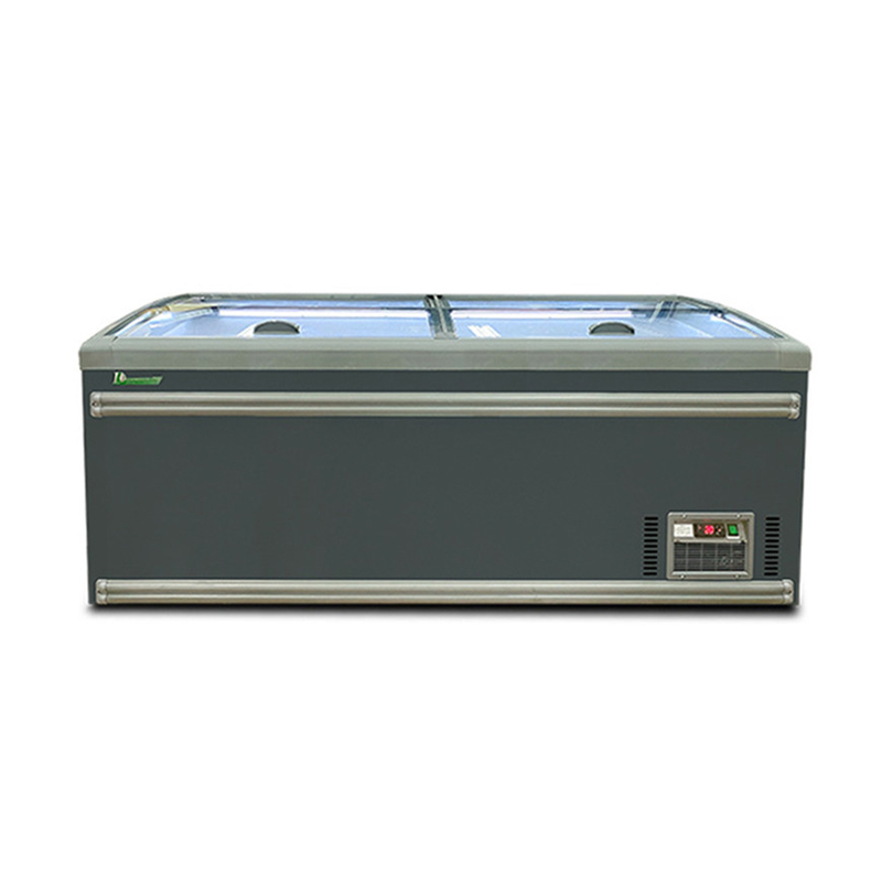 Presentasi Produk Supermarket Deep Chest Combination Open Top Island Freezer