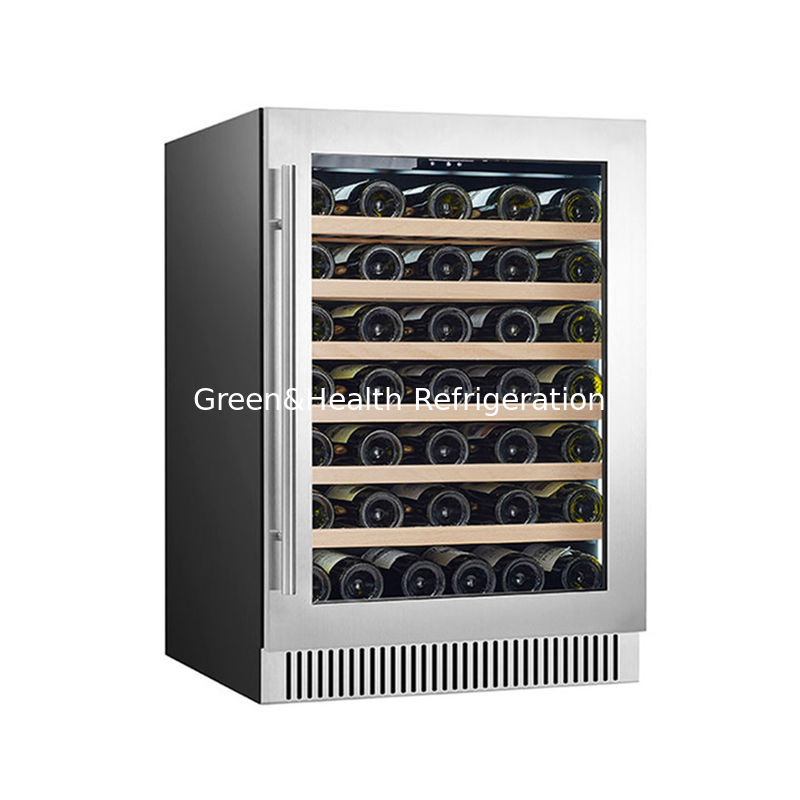 Sertifikat ETL Dual-Zone Electric 60 Botol Wine Cooler untuk penyimpanan dan konservasi anggur