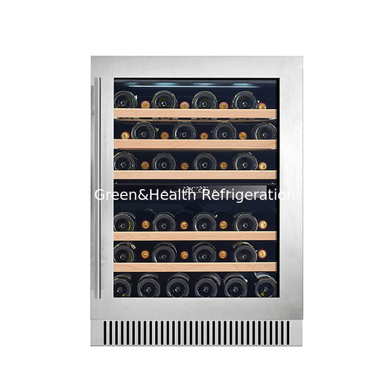 Sertifikat ETL Dual-Zone Electric 60 Botol Wine Cooler untuk penyimpanan dan konservasi anggur
