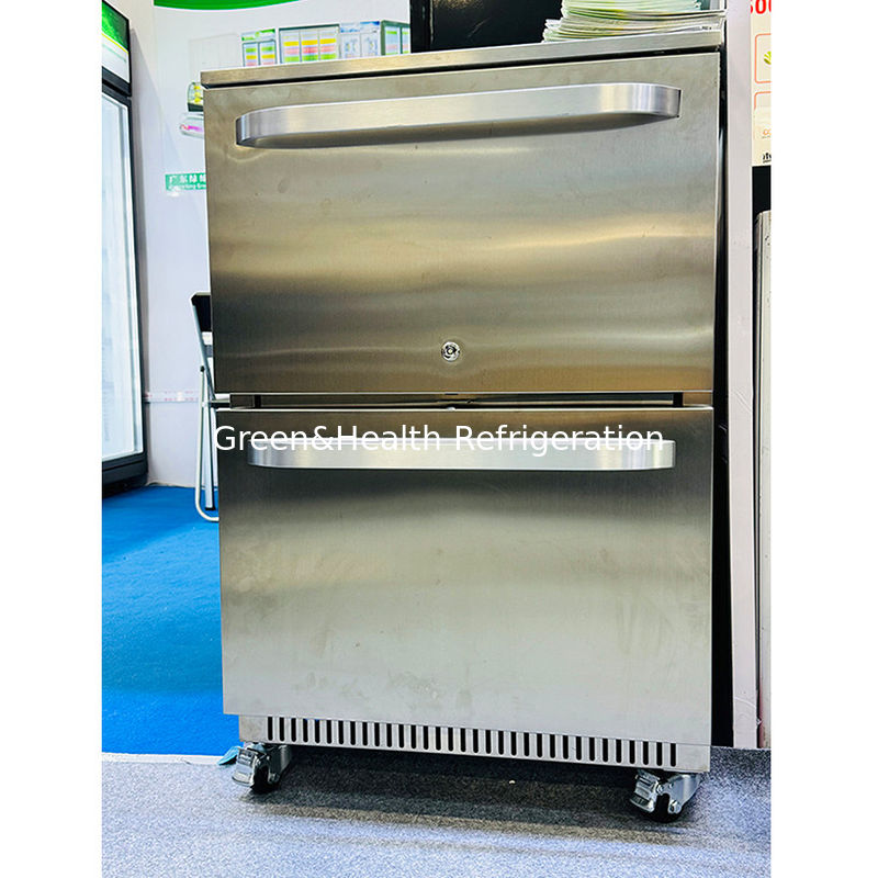 Sertifikat ETL 900L 100Kans Pintu Kaca Penuh Kulkas Minuman Kulkas Luar