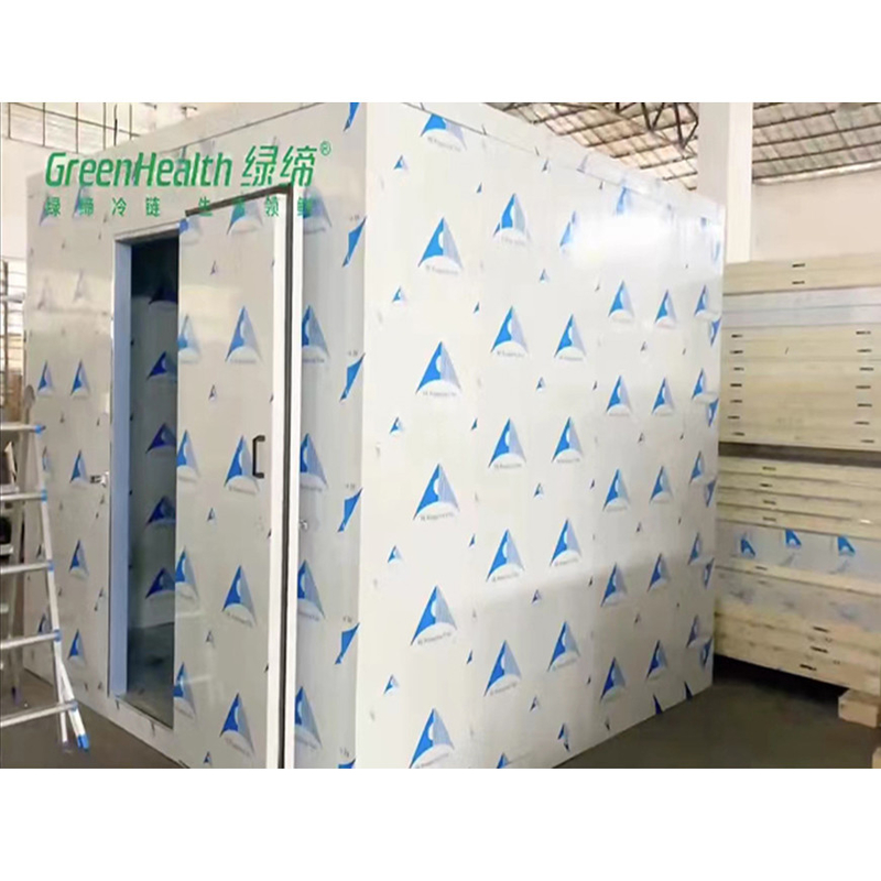 Air Cooling 2-8 derajat PU Panel Stabilitas Baja Cold Room Chiller Untuk Penyimpanan Makanan