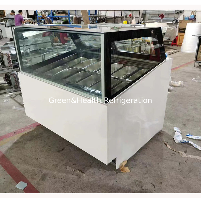 Freeze Free Energy Saving Ice Cream Display Freezer untuk kapasitas penyimpanan yang besar