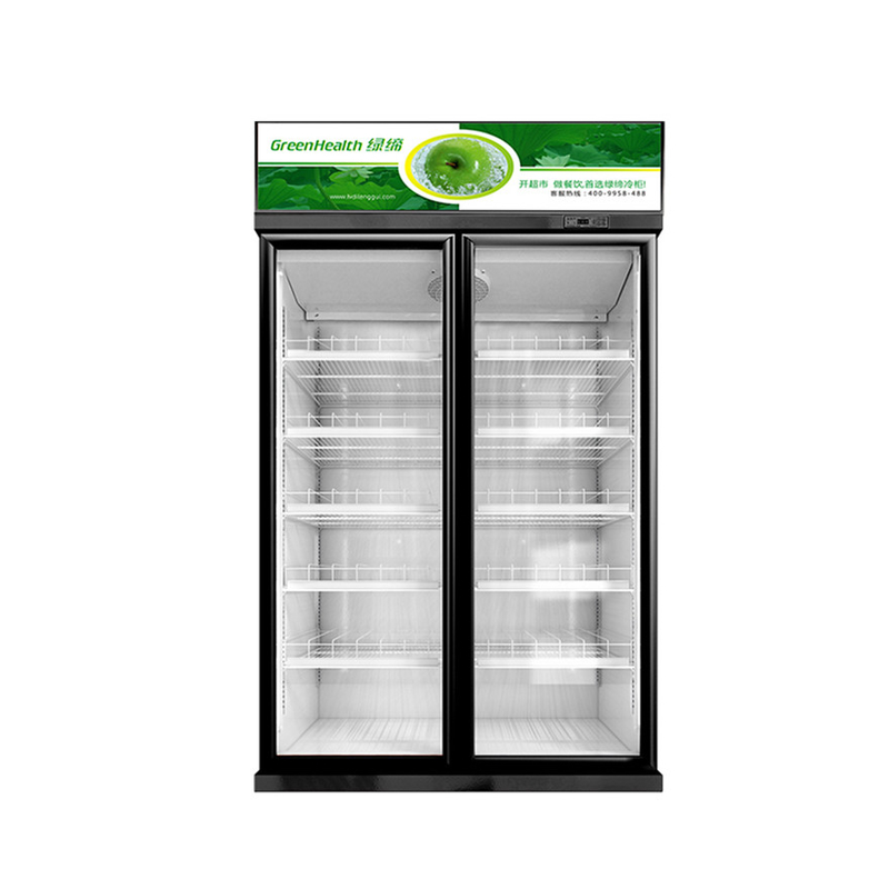Single 2 3 4 Door Commercial Beverage Cooler Untuk Perbelanjaan