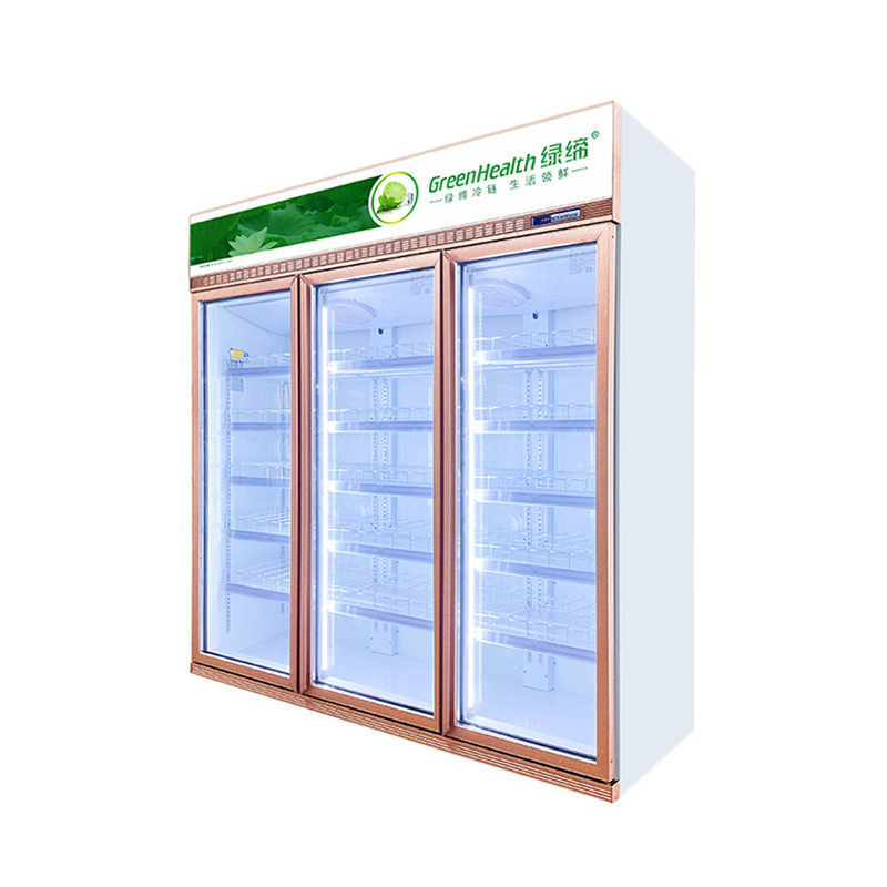 Single 2 3 4 Door Commercial Beverage Cooler Untuk Perbelanjaan