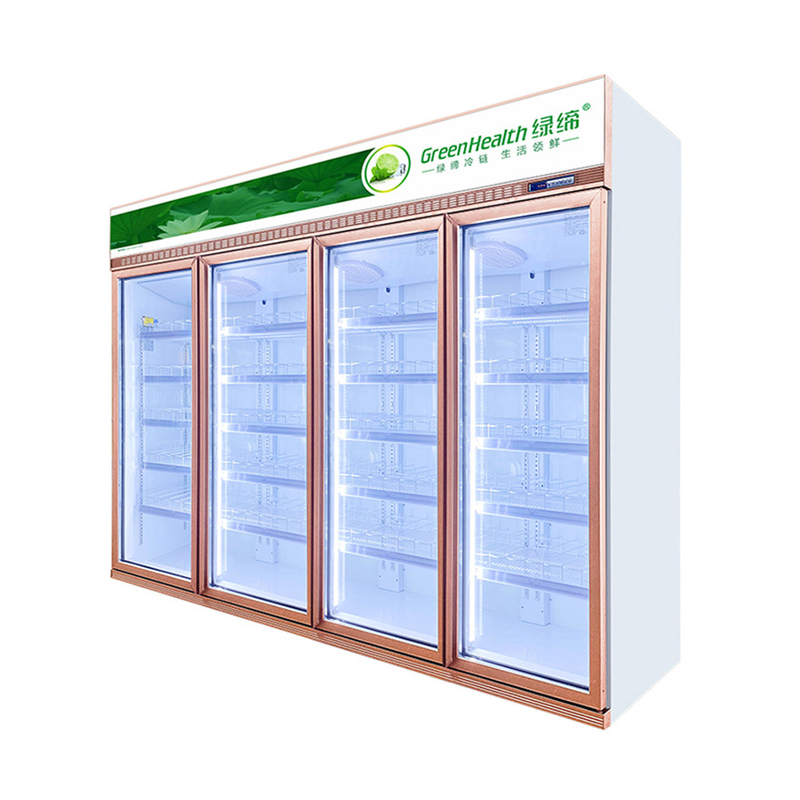 Single 2 3 4 Door Commercial Beverage Cooler Untuk Perbelanjaan