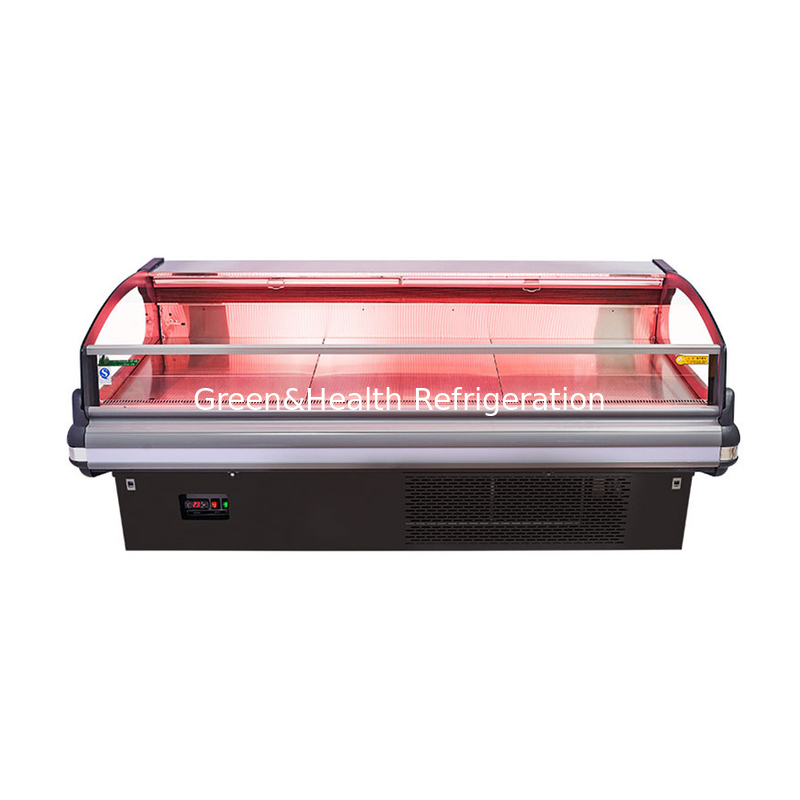Toko Daging / Supermarket penyimpanan kulkas dengan lampu LED untuk penyimpanan daging segar