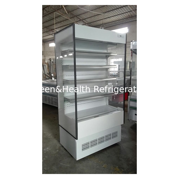 Komersial suhu rendah buah dan sayur penyimpanan kecil Tampilan Air Curtain Cabinet kecil Freezer