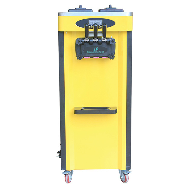 Multi Color Multi Nozzle Vertikal Meja / Di Bawah Meja Es Krim Mesin Manufaktur