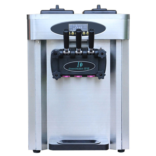 Multi Color Multi Nozzle Vertikal Meja / Di Bawah Meja Es Krim Mesin Manufaktur