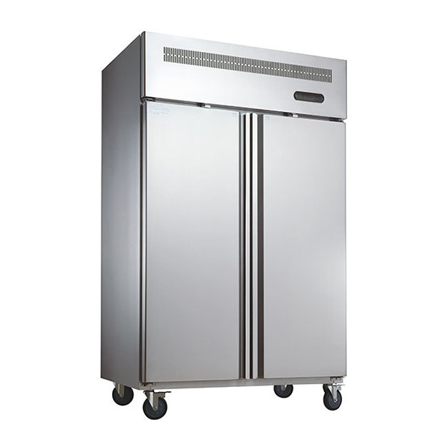 Komersial vertikal Catering Dapur Stainless Steel Storage Multi Door Freezer Dapur Freezer