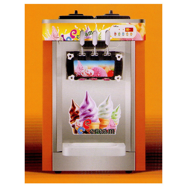 Multi-fungsi toko es krim dengan berbagai rasa dari es krim membuat mesin