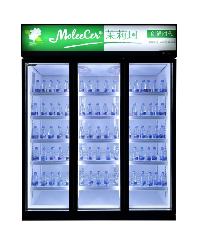 Peti Kekuatan Dengan Pintu Kaca Berayun Penjual Minuman Peti Kekuatan Peti Kekuatan Toko Makanan