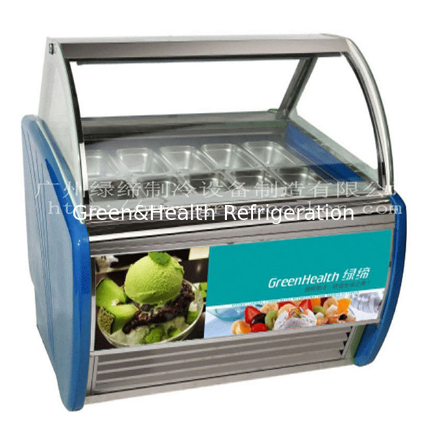 Toko Serba Ada/Toko Komersial Multi Piring Lemari Es Tampilan Penyimpanan Beku Es Krim