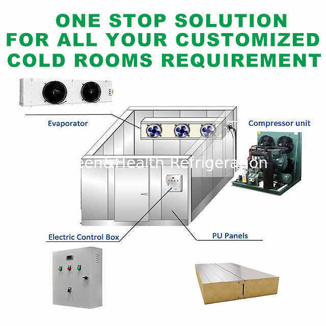 Desain Modular Walk in Chamber Pu Panel Cold Storage Cooler Refrigerator Warehouse Dijual