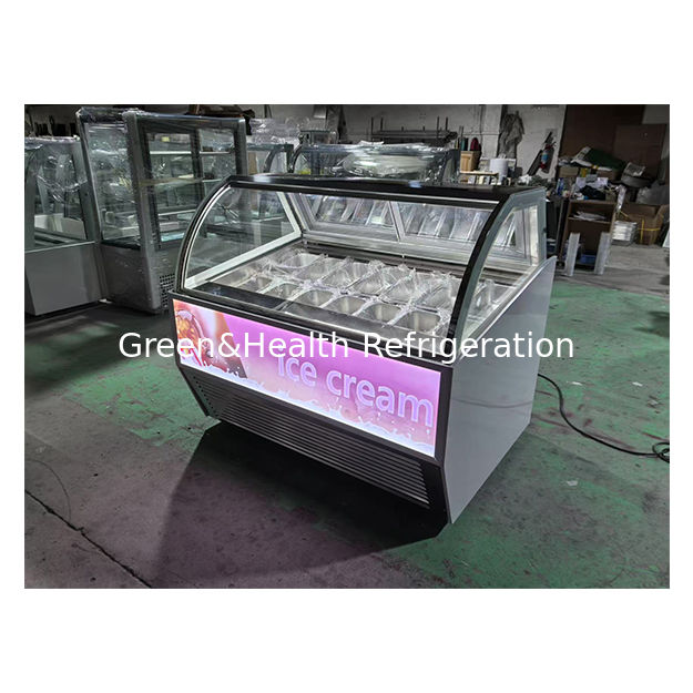 Penjualan Langsung Pabrik Freezer Tampilan Penyimpanan Pendingin Es Krim Komersial Untuk Dijual